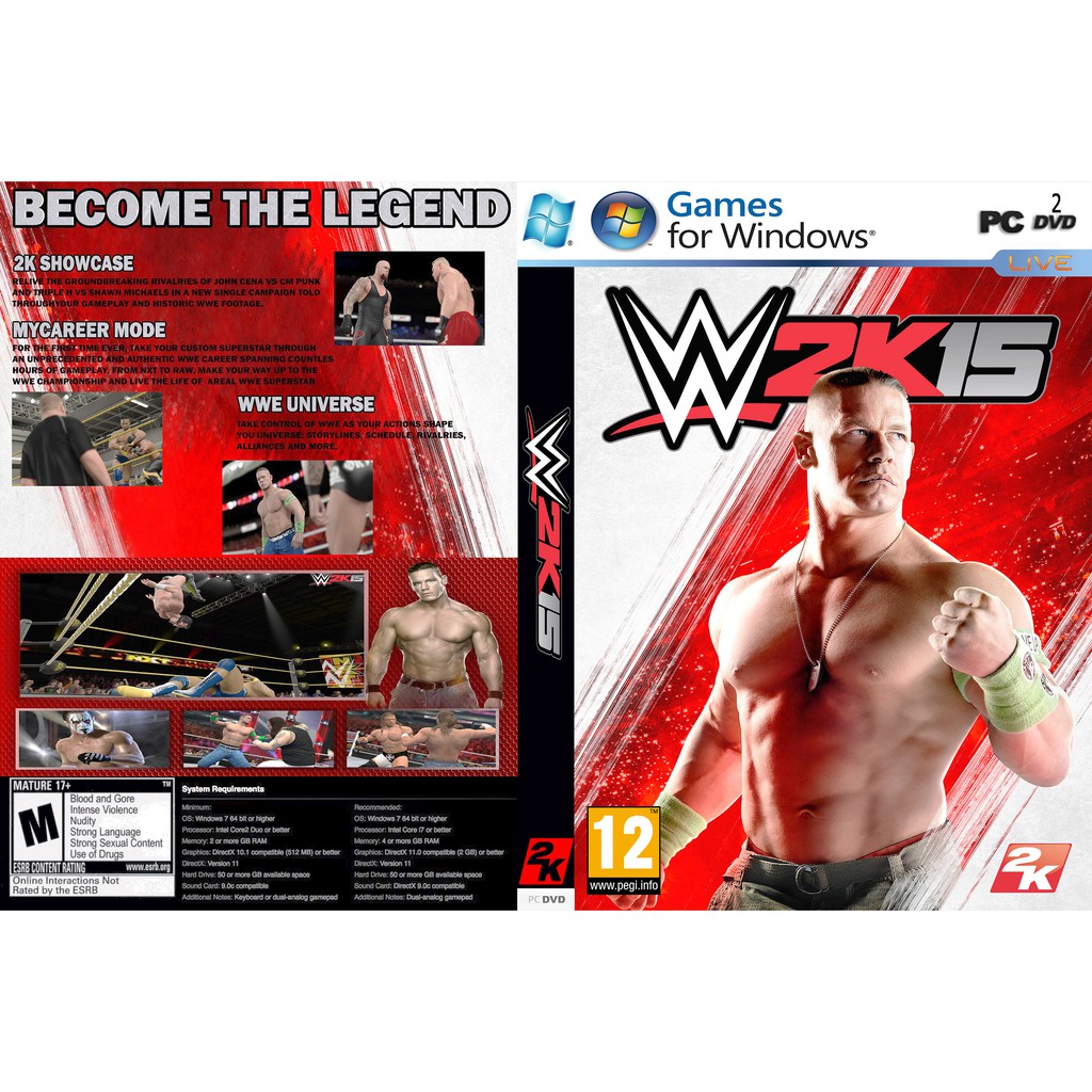 WWE 2K15 PC GAME [Offline INSTALLATION] | Shopee Malaysia