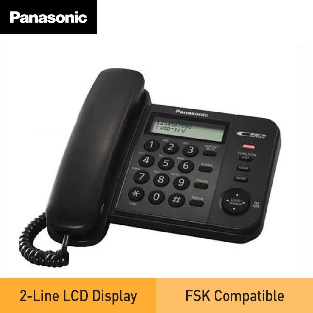 PANASONIC TS580 CORDED PHONE SPEAKER PHONE KX-TS580MLB | Shopee Malaysia