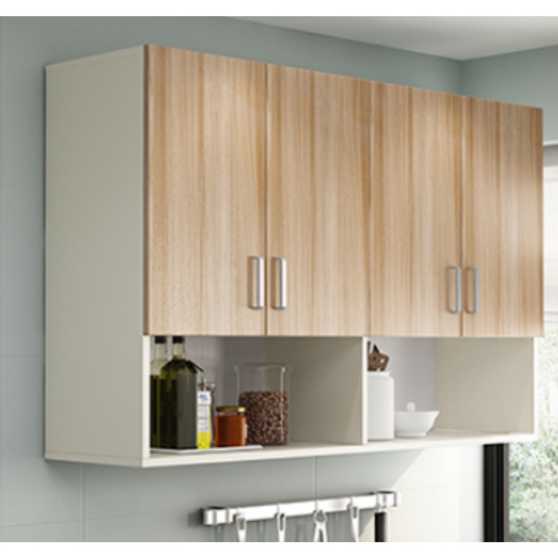 Modern Hanging Wall Cabinet with Shelves Kitchen Extra Space Three/Four ...