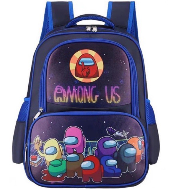 Big Size 44cm Among Us Roblox Primary School Bag Viral game schoolbag Large 44cm Beg Sekolah Terbaru Shopee Malaysia