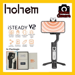 Hohem iSteady V2 AI Smartphone Gimbal with Built-In LED Light