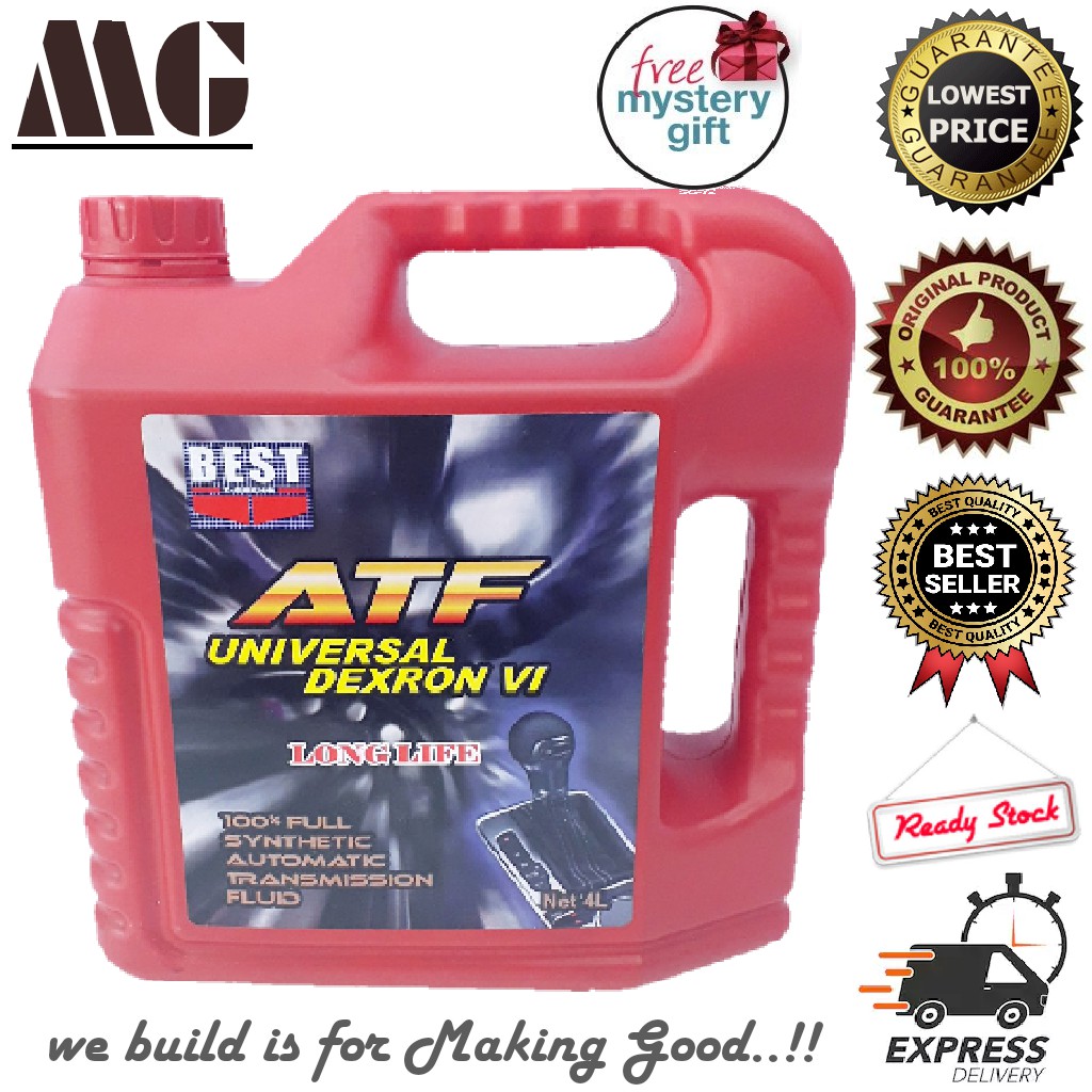 BEST ATF UNIVERSAL DEXRON 6 VI AUTOMATIC TRANSMISSION FLUID 4L FULLY ...