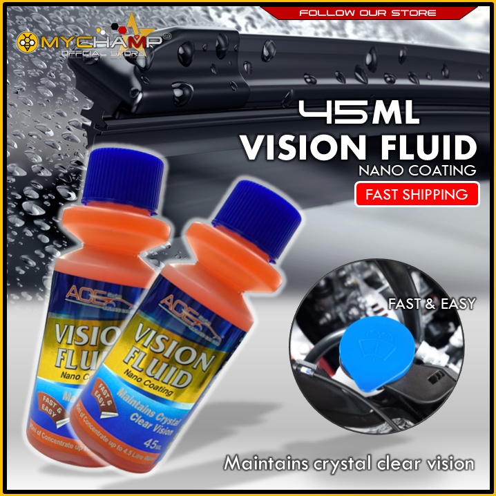 ACE VISION FLUID NANO COATING Windscreen Cleaner 45ml Car Windshield