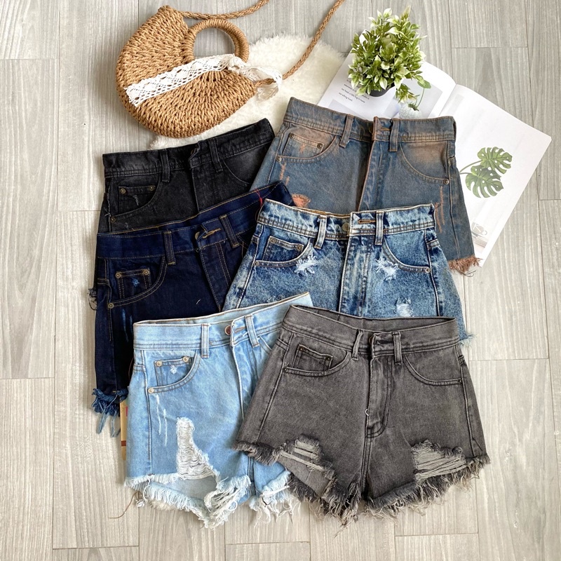 Layla Korean Style Women High Waist Short Pants Women Jeans Short