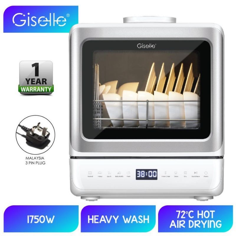 Giselle Strongest Table Top Dishwasher English Panel with Malaysia 3