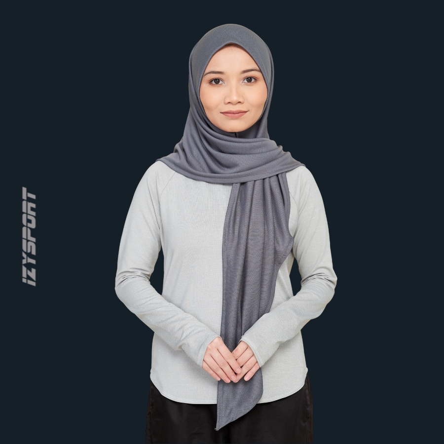 [Pinless & Lightweight] Bawal Sport Hijab Ready To Wear/ Tudung Bawal