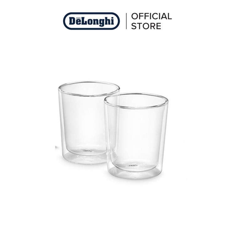 De'Longhi Double Walled 400ml Thermal Glasses - DLSC318
