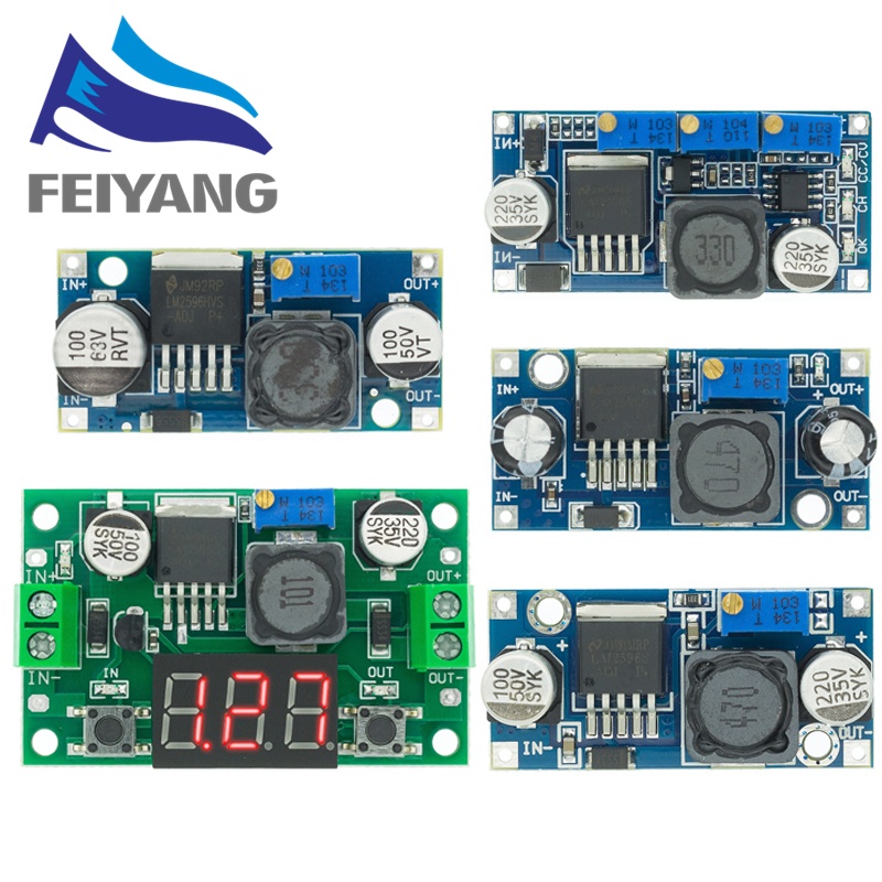 DC-DC HVS LM2596 LED CC/CV LM2596S input 4V-35V Output 1.23V-30V dc-dc ...
