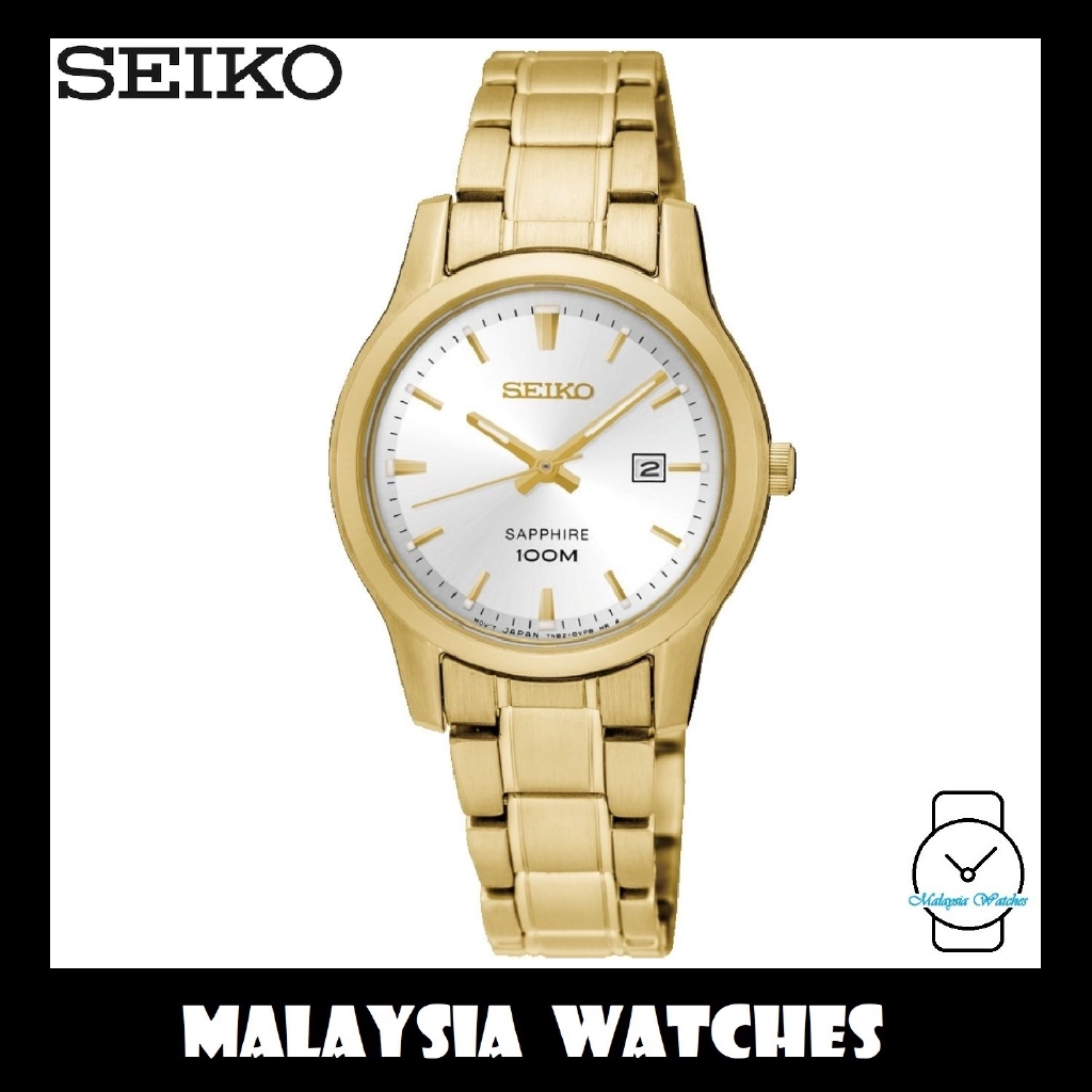 Seiko sapphire 100m online gold