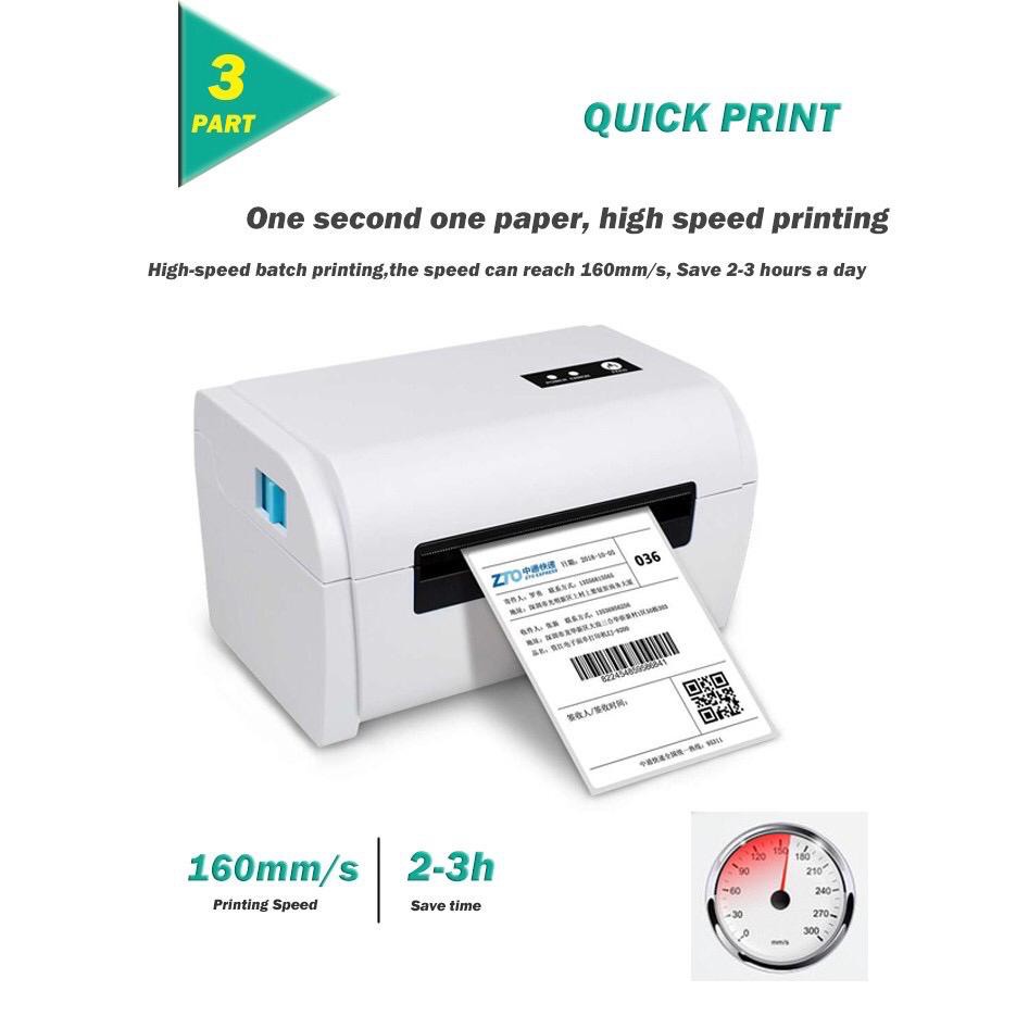 ZJiang ZJ9200 Portable USB Bluetooth POS Receipt Thermal Printer Barcodes Selfadhesive Label