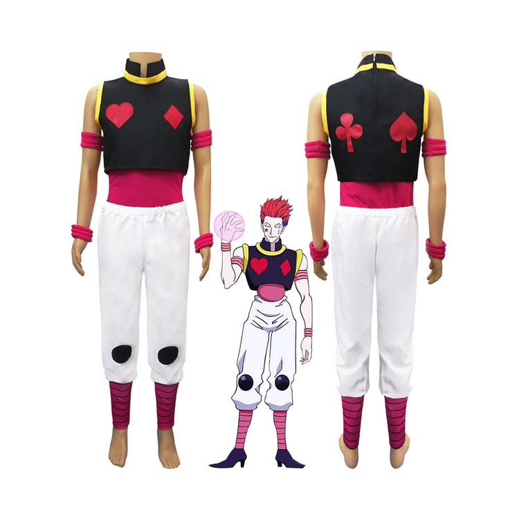 Anime Hunter X Hunter Hisoka Cosplay Costume Full Set Suit Unisex