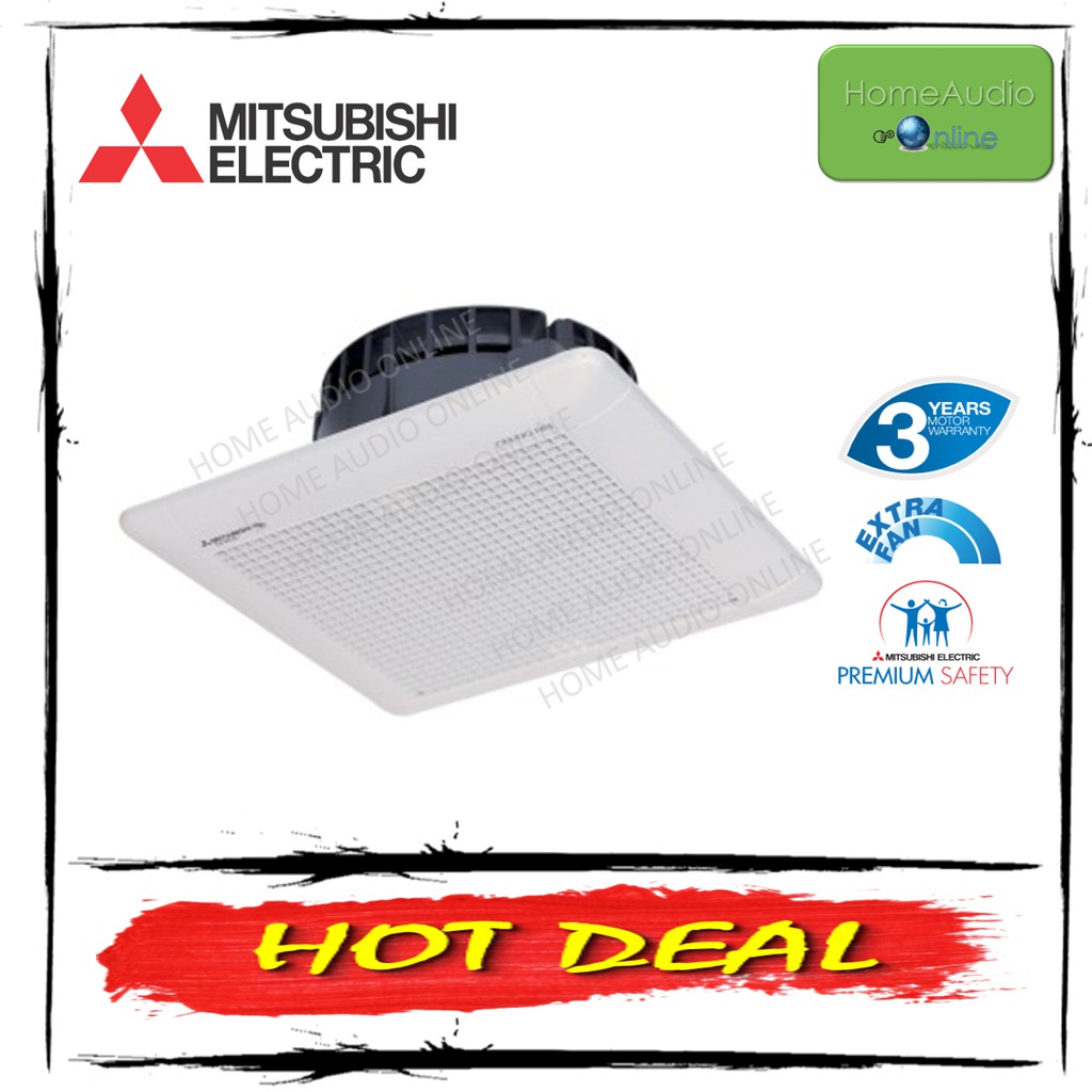 Mitsubishi 10" Ceilingtype Ventilation Exhaust Fan EX25SC5T Shopee