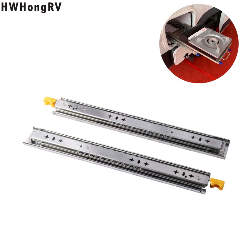 Campervan parts 3 Fold full extension heavy load slide with the lock