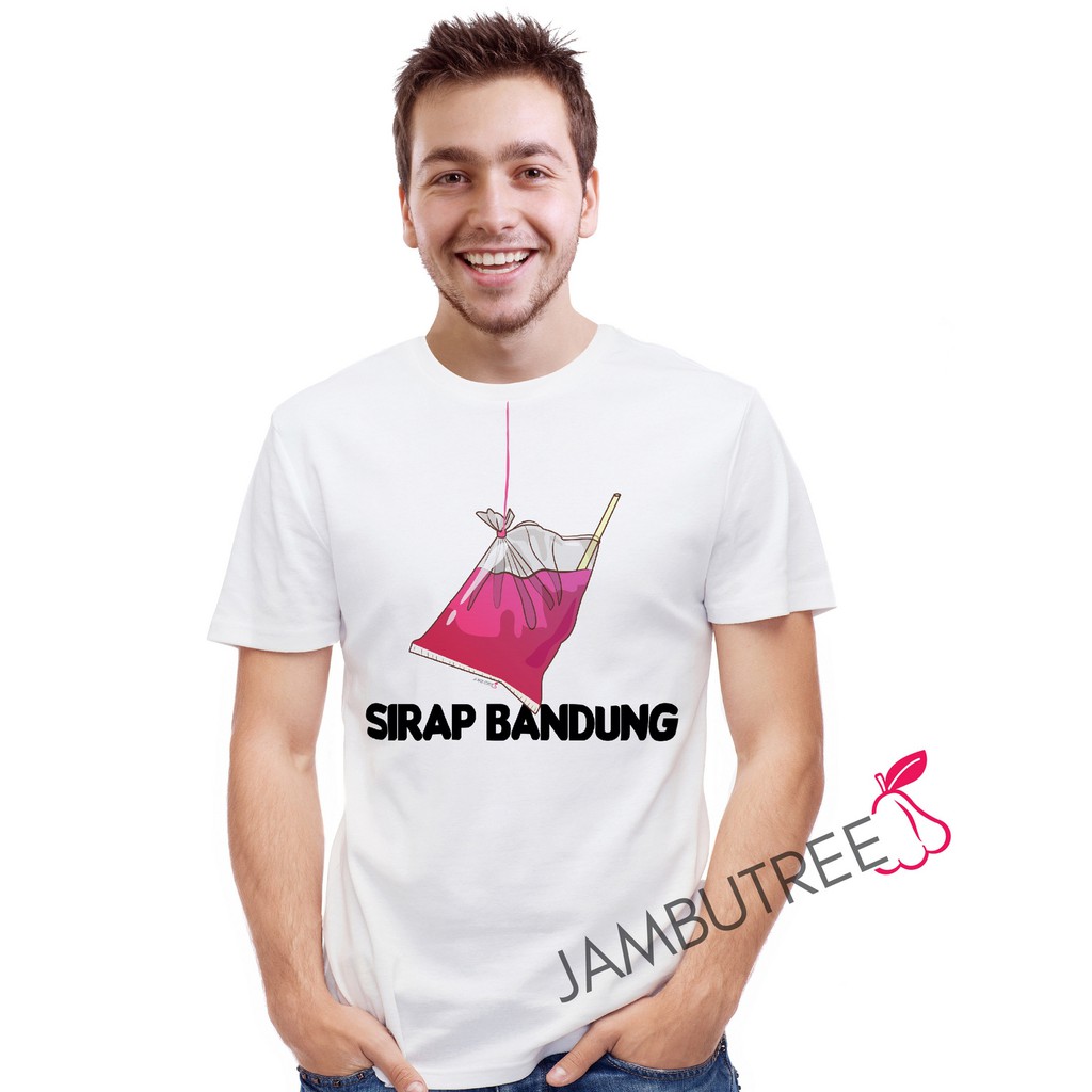 Jambutree Funny Malaysia Ikat Tepi Sirap Bandung Graphic Unisex T Shirt Tee Tshirt Baju Ready 7196