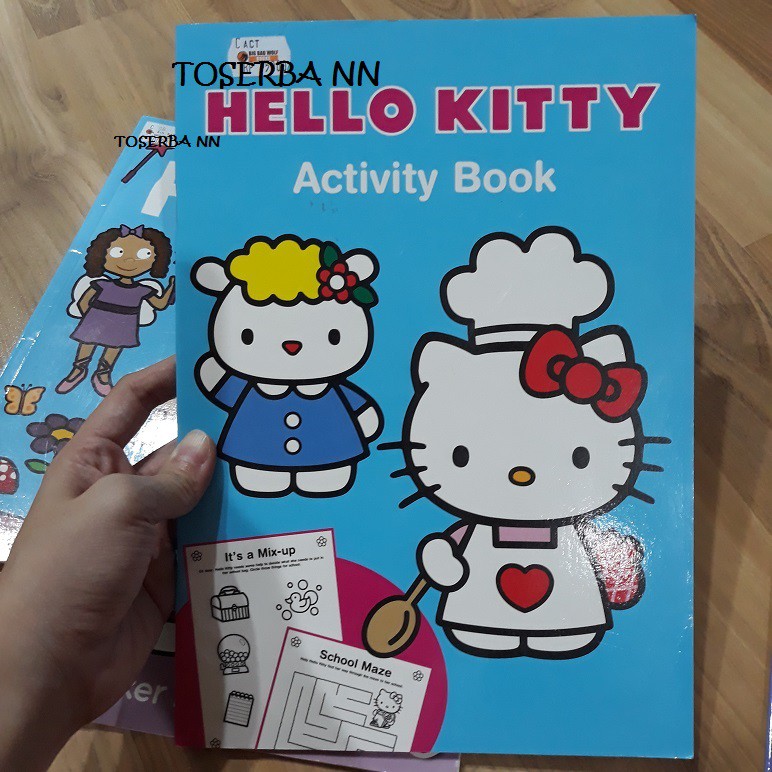 Hello Kitty Activity Book Activity Book Coloring Book Dot To Dot Bbw Big Bad Wolf Shopee