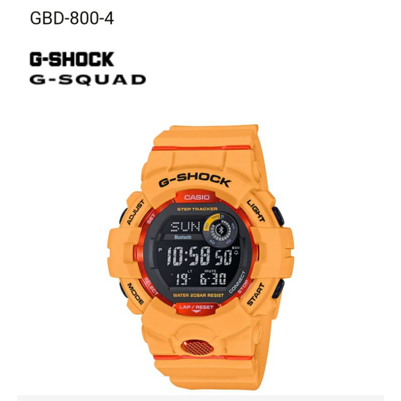 G shock gbd 800 4 best sale