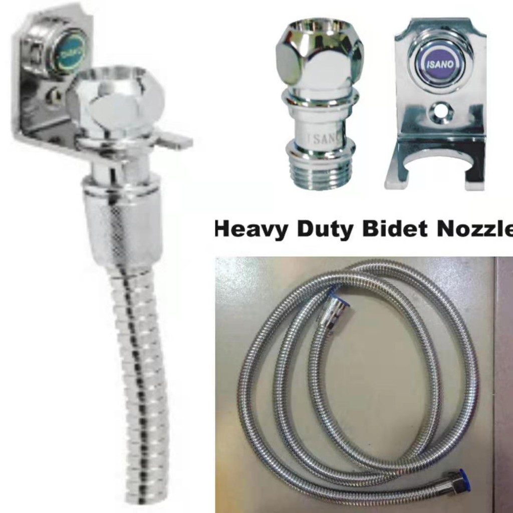 HEAVY DUTY BIDET NOZZLE SET ( 1* BIDET NOZZLE + 1* BIDET HOLDER +1