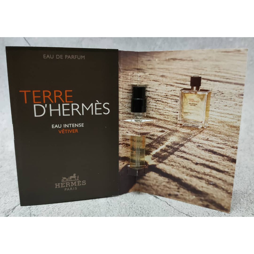 2ML VIALS TERRE D'HERMES EAU INTENSE VERTIVER EDP | Shopee Malaysia