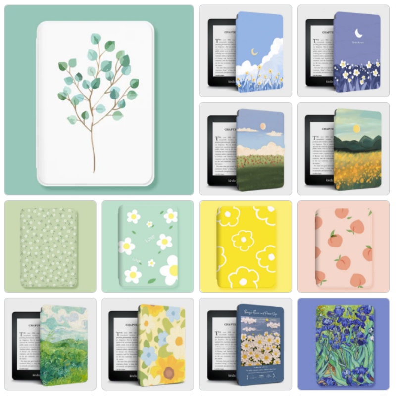 [Ready Stock] Girls Flowers Kindle Case 2024 Paperwhite 12th gen (7in ...