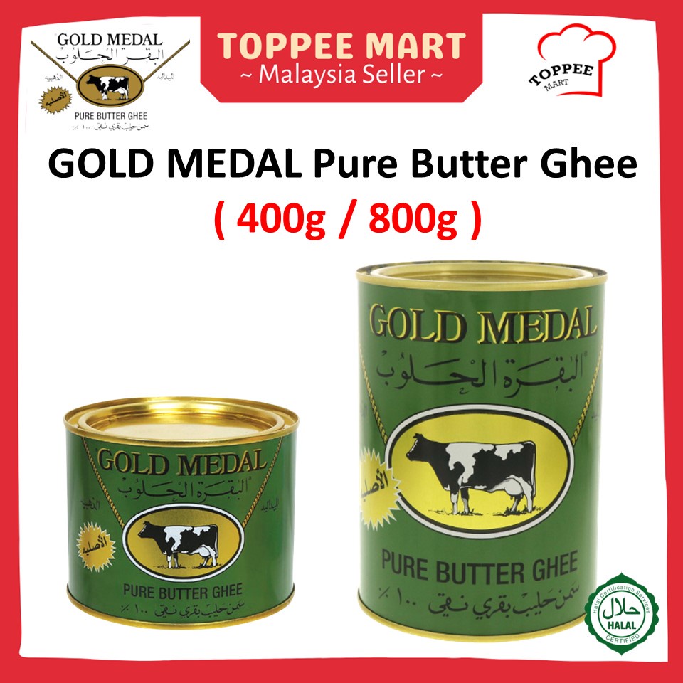 Gold Medal Pure Butter Ghee 400g / 800g MINYAK SAPI GHEE Shopee Malaysia