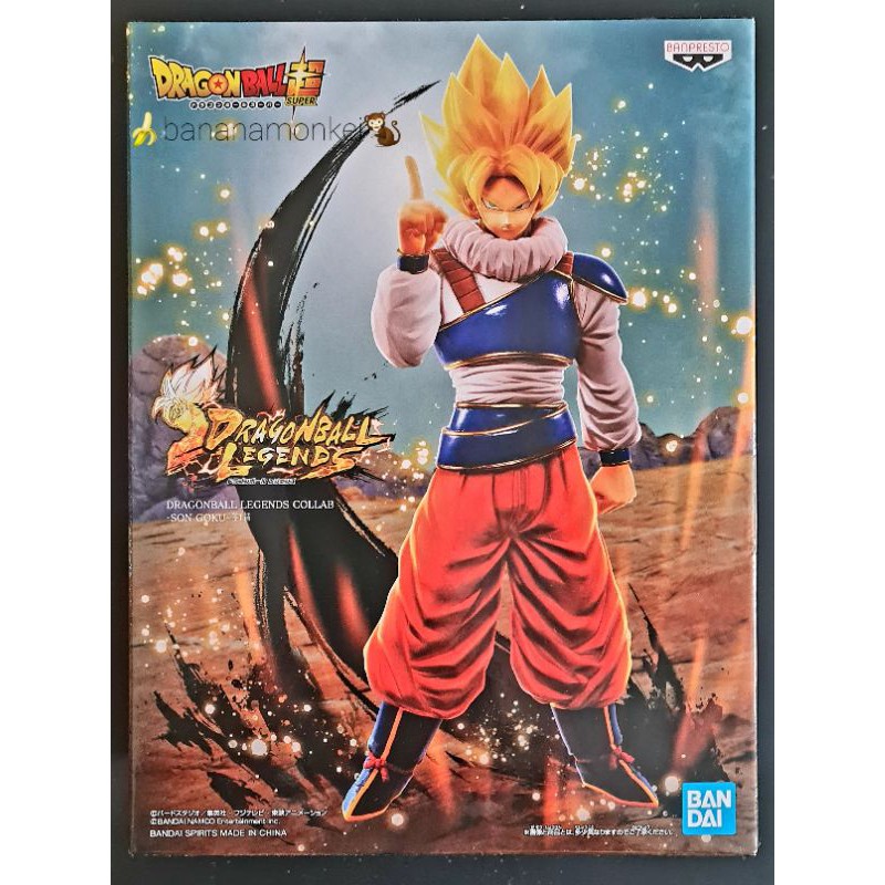 (Gold Toei Sticker) Original Banpresto Dragon Ball Legends Collab Son ...