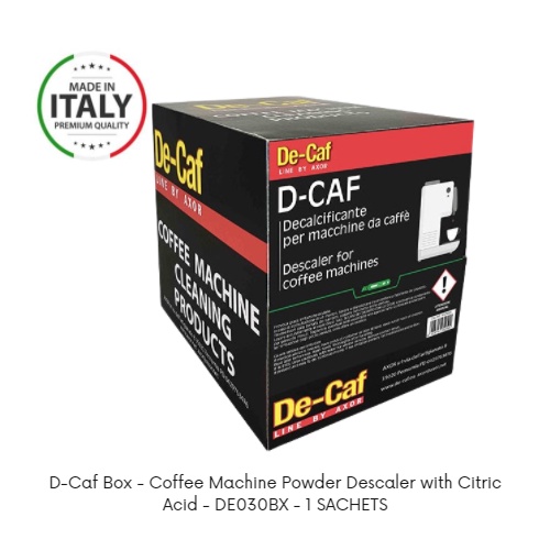 D Caf Box Coffee Machine Powder Descaler with Citric Acid DE030BX