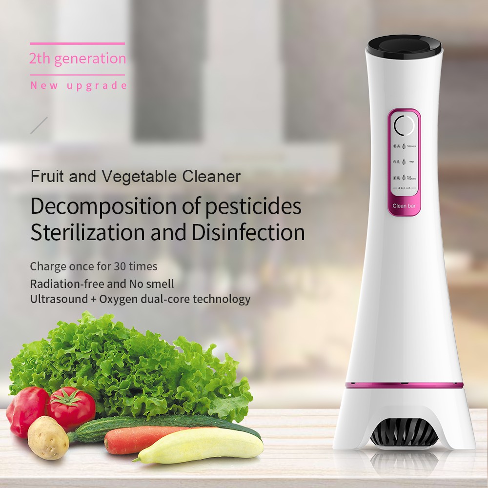 Ozone Ultrasound Fruit and Vegetable Cleaner Ultrasonic Washer