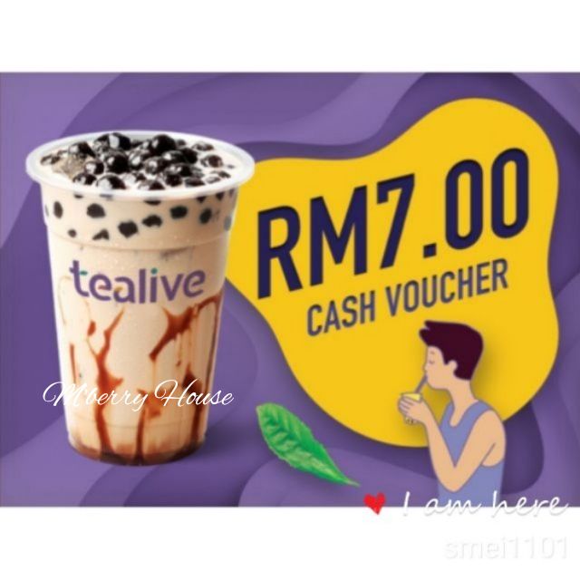 Tealive RM7 Cash Voucher (exp:30/4/2021) | Shopee Malaysia