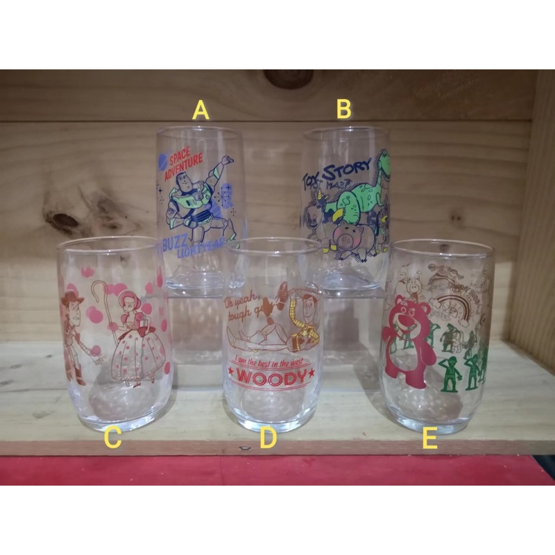 Disney Pixer Toy Story Glass Collection Series Japan Shopee Malaysia