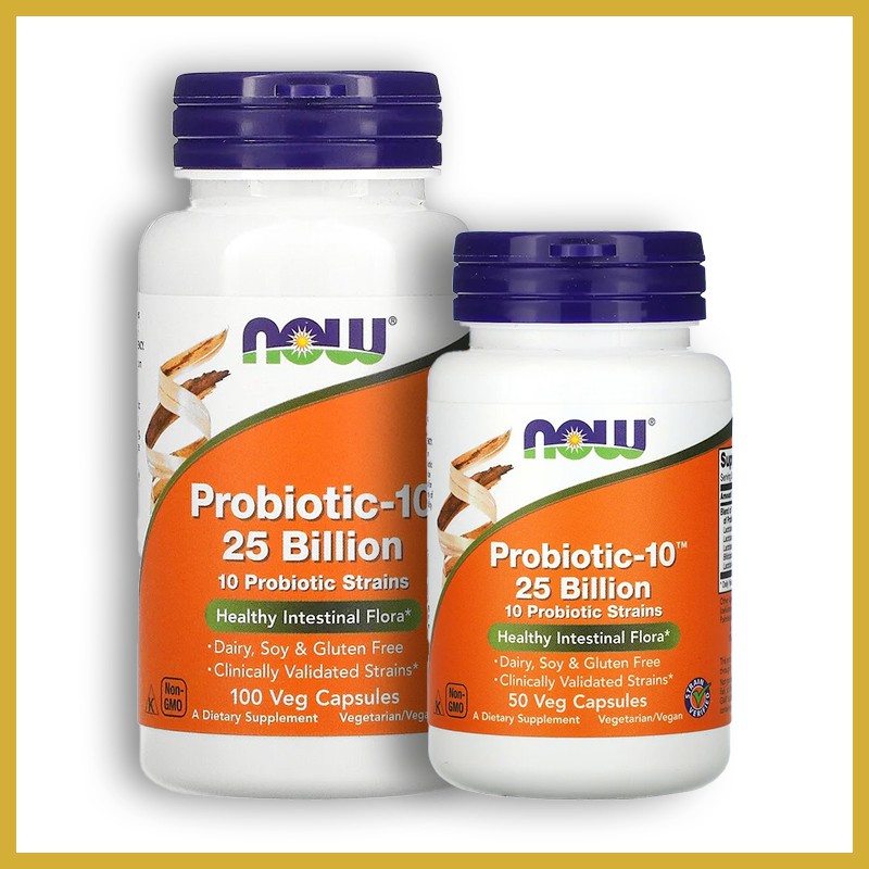 [ready Stock] Now Foods Probiotic 10 25 Billion 50 100 Veg