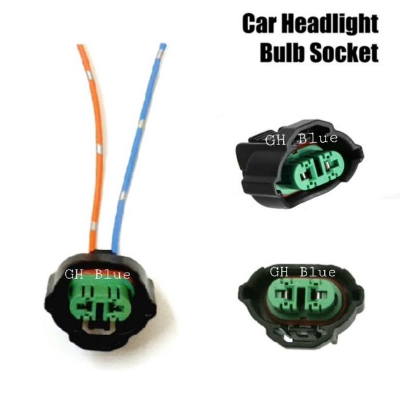 Original Type Myvi Toyota H8 H11 Bulb Socket Connector (with wire