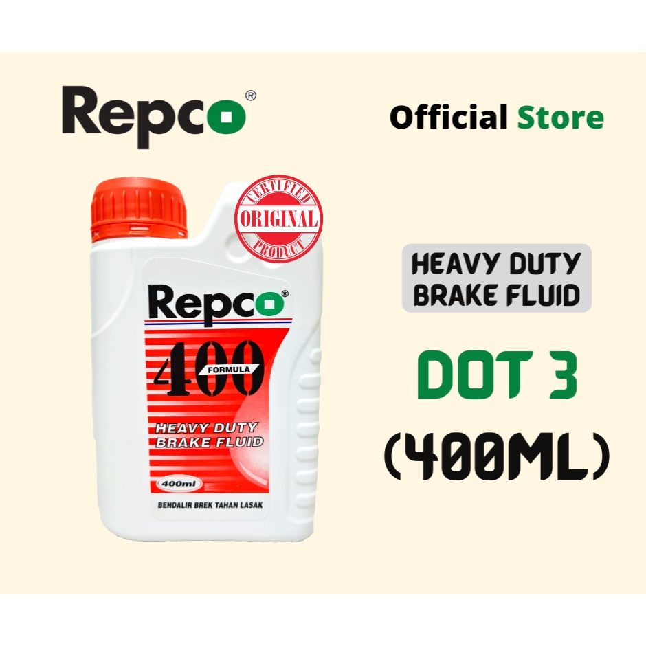 Repco® 400 Dot 3 Brake Fluid (400ml) Shopee Malaysia