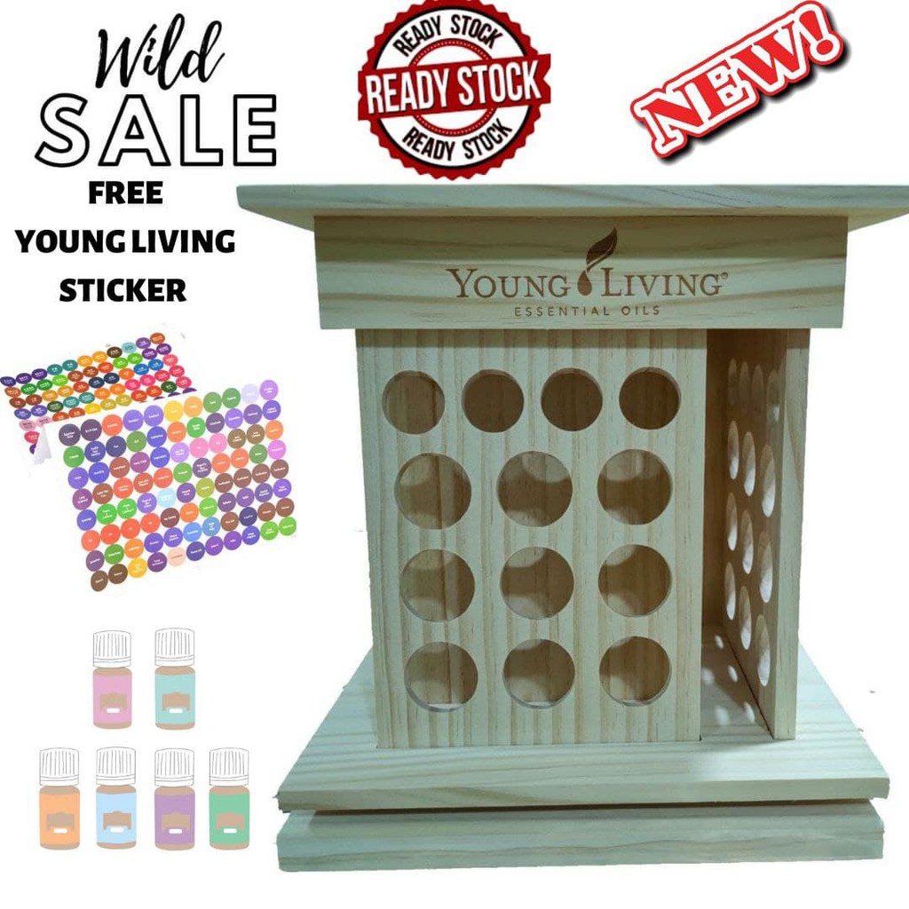 🔥MCO SALES🔥 YOUNG LIVING Essential Oil Rack Turning Rotating 360 degree ...