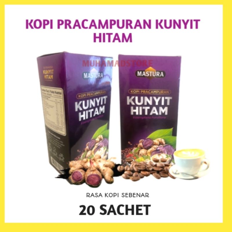 KOPI PRACAMPURAN KUNYIT HITAM (MASTURA) | Shopee Malaysia