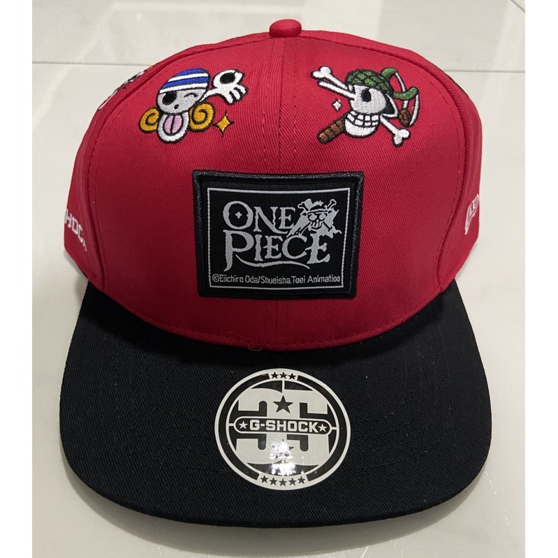 One Piece X G Shock Snapback Cap Pirates of Heart Shopee Malaysia