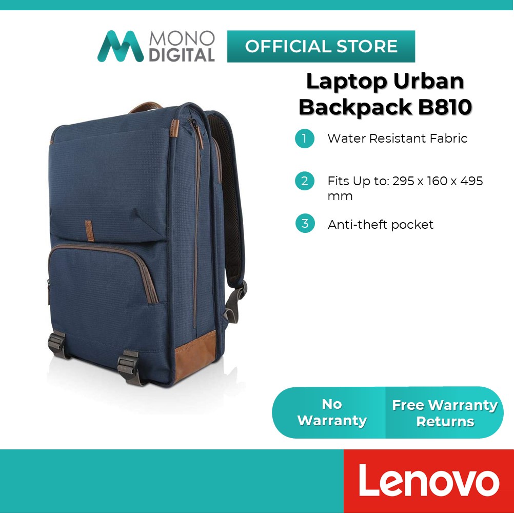 Lenovo laptop shop urban backpack b810