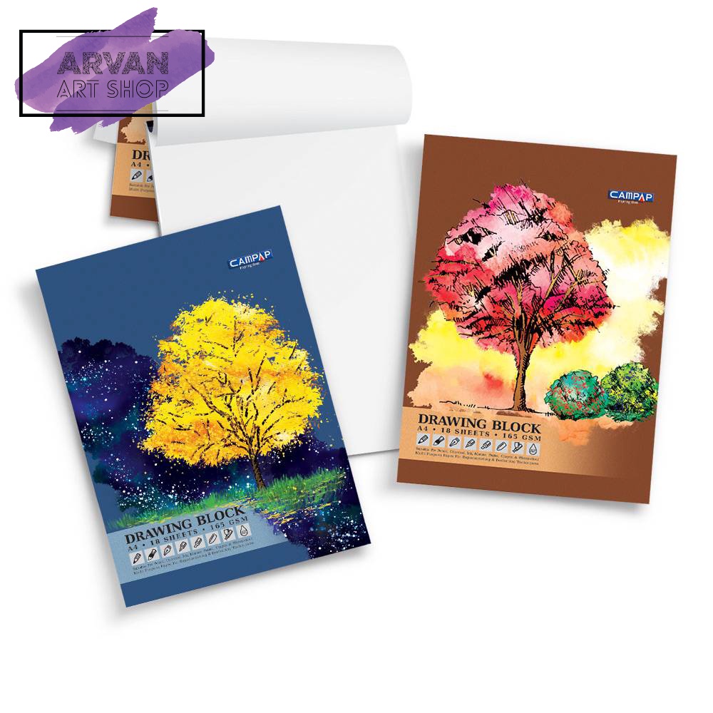 Premium by Campap - A4 - Drawing Block (135gsm/165gsm) - (18sheets ...