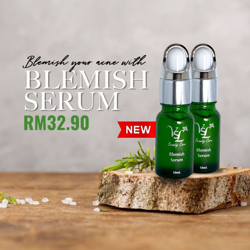 VSL [READY STOCK] SERUM BLEMISH UNTUK KECUTKAN JERAWAT DAN MENGAWAL
