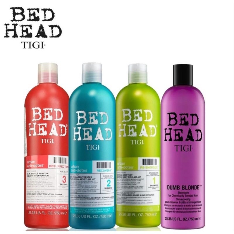 Tigi Bed Head Shampoo Conditioner Urban Antidotes 1 And 2 And 3 Re Energize Shine Recovery 5804