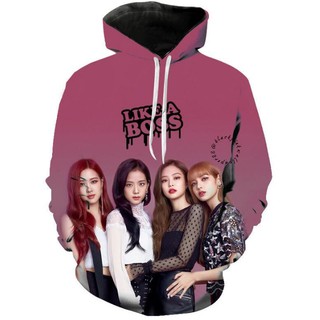 BlackPink Merch Pink Venom Hoodies Man/Woman Hip Hop Hoodies Fans  Sweatshirts Printed Casual Clothes 