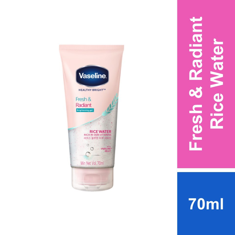 Vaseline Healthy Bright Fresh & Radiant Rice Water Brightening Gel 70ml