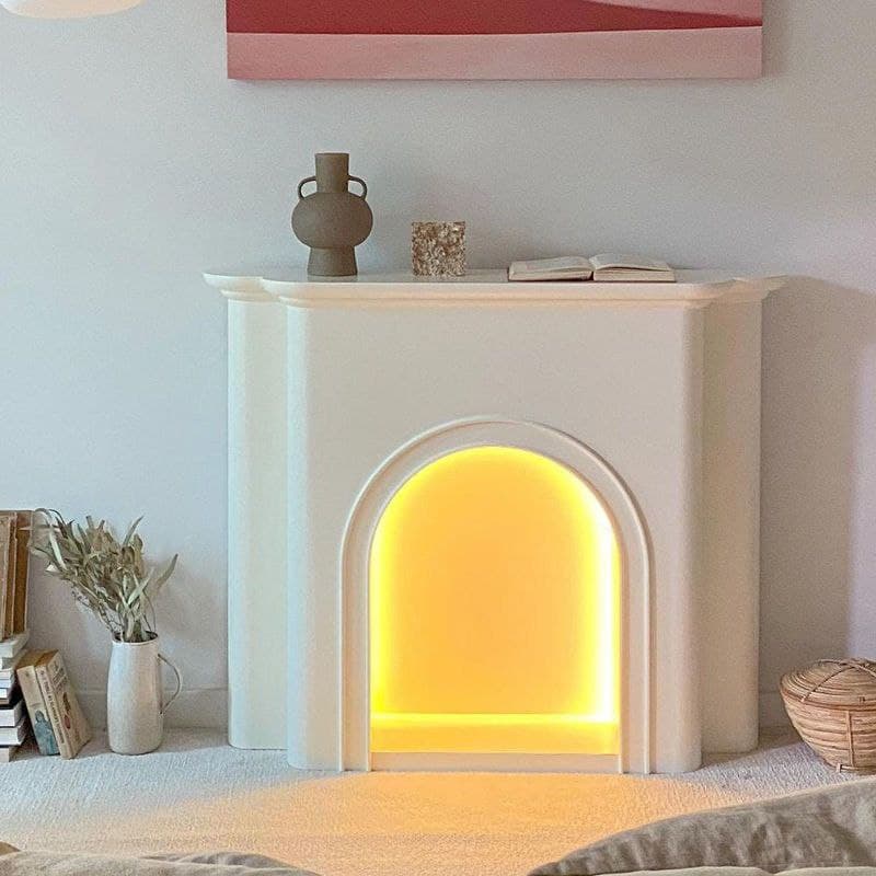 Image showcasing [PRE ORDER] DREAMY Nordic Modern Art Minimalist Fireplace Decoration ...
