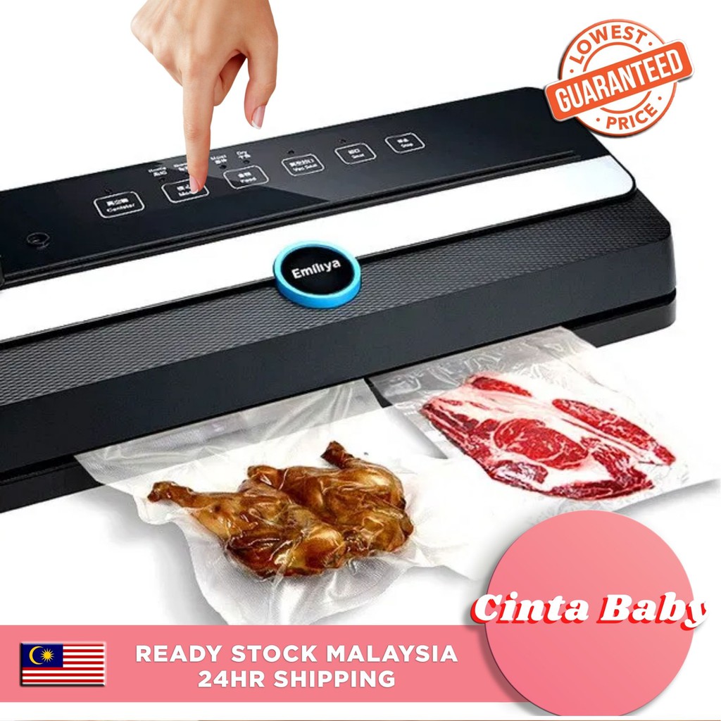 New Upgraded Emiliya Built in Cutter Household Vacuum Sealer Fresh Food