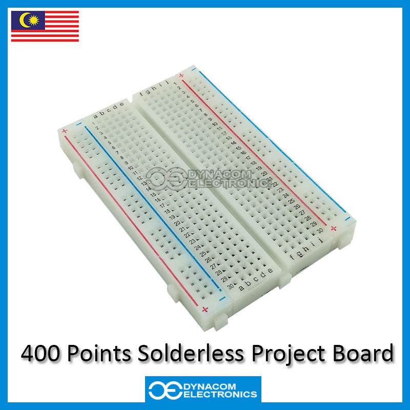 Mini 400 Points Solderless Prototype Breadboard for Experiments ...
