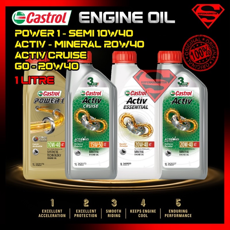 Motul 7100 4T 15W50 100% synthetic 4-Stroke Ester 12L Engine Motor Oil 3 x  4L