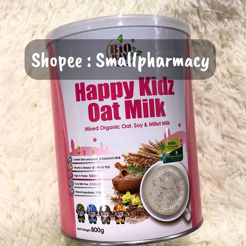 BIOBAY Happy Kidz Oat Milk 800g ( Soybean, Soy Lecithin, FOS, Millet