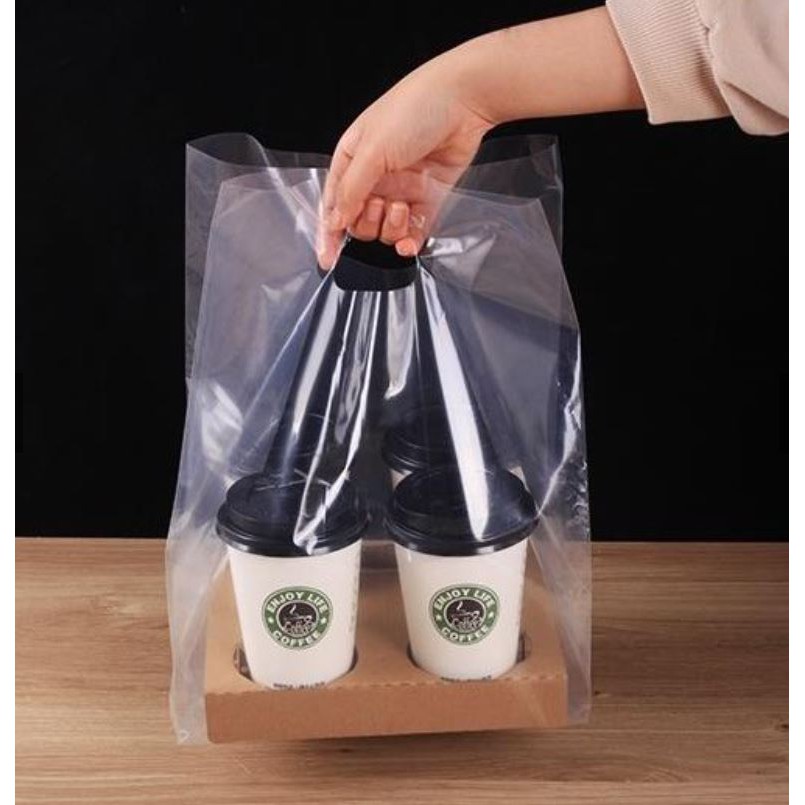 Plastic Bag Handle Food Packaging