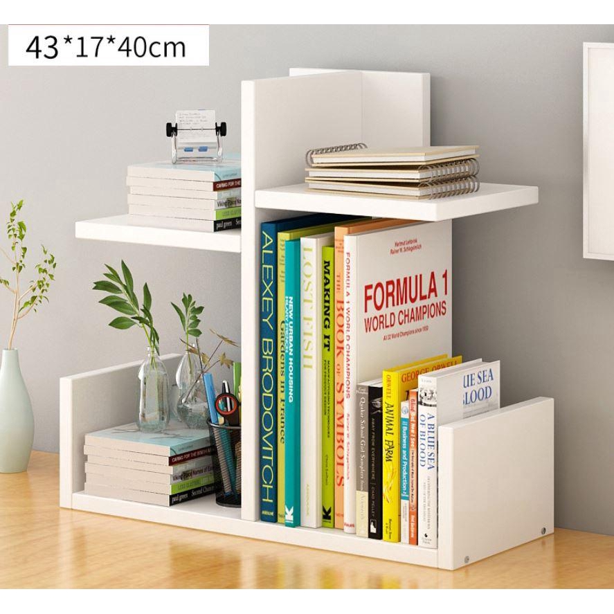 [READY STOCK] Wooden Table Stand Book Rack - Design A/B (White ...