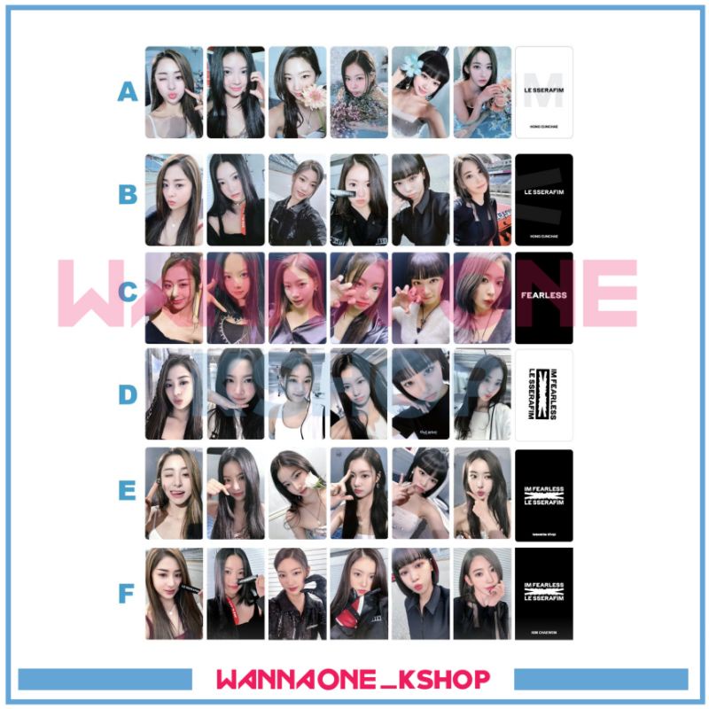 Photocard le sserafim fearless album lesserafim | Shopee Malaysia