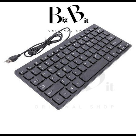 Bigbit K1000 USB Mini Keyboard for Windows Mac PC Ultra Thin Slim ...